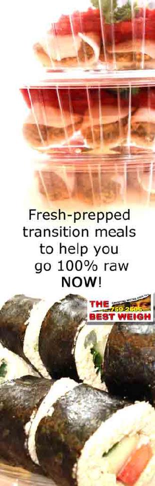 Raw food restaurant chef services long island new york